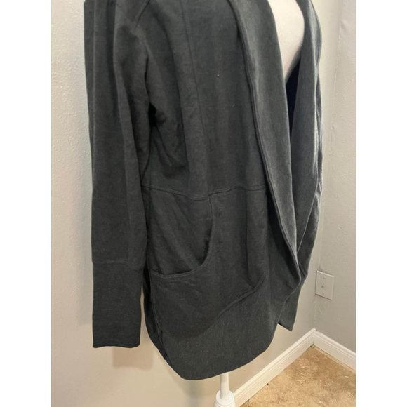 Eddie bauer Soft Open Cardigan Jacket Women Size 2XL Gray - Picture 4 of 10